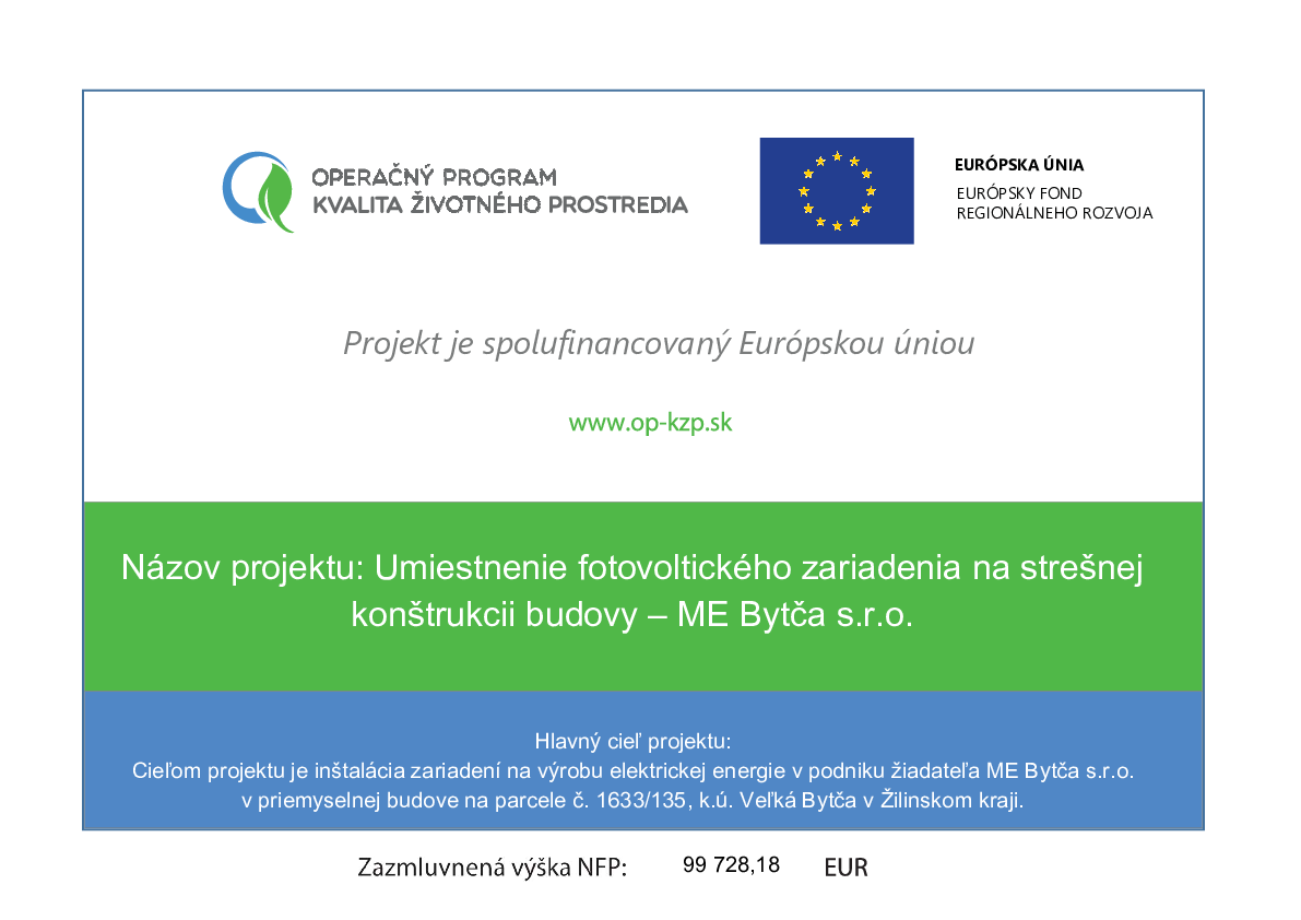 Projekt inštalácie fotovoltického zdroja