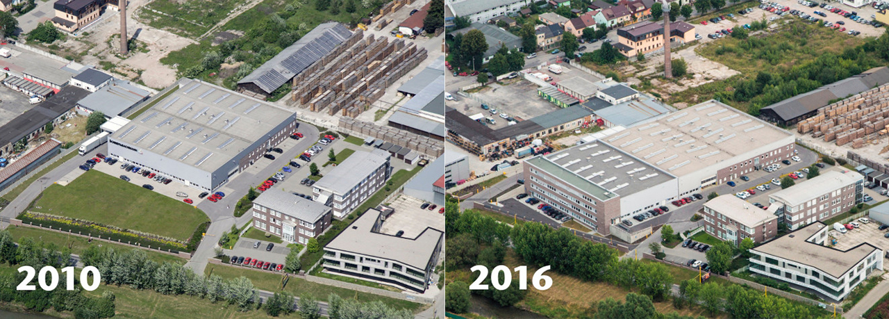 company area Zilina 2010 - 2016